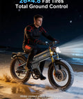 Heavy Duty Fat Tire Electric Bike Featuring Badass 6000 W Dual Motor Kickin 46 Mph Speed And A Massive 255 Mile Range Battery with 26x4.8 fat tires.