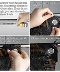 Installation guide for 3x10 Black Fence Privacy Screen For Outdoor Shade And Balcony Decor, Heavy Duty HDPE Mesh Fence Cover For Apartments, Deck, Backyard, Or Pool Area, Delivers 95 Percent Shade And Real Privacy