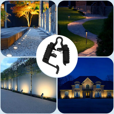 Low Voltage Landscape Lighting Wire Connector Kit For 10/12/14/16/18 Gauge, Waterproof Quick Connectors, used in garden lighting.