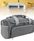 Heavy Duty Canvas Carrying Case for Cutting Machines, Big Capacity Portable Padded Storage Bag with Protective Lining
