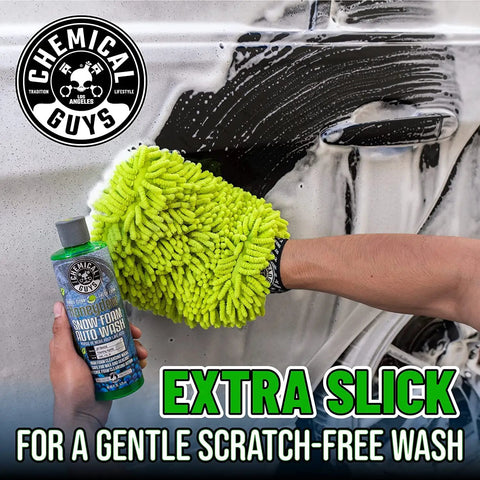 TORQ Max Foam 8 Cannon With Honeydew Snow Foam Soap Kit 1 Gallon car wash system, foaming wash on vehicle door