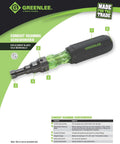 Go To Conduit Fitting Screwdriver For EMT Fittings 1/2 Inch 3/4 Inch And 1 Inch Heavy Duty Hardened Blade Hooded Flat Tip Not Insulated Cushioned Grip