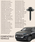 20 Pcs Car Bolts Set For Bumper Cover Splash Shield Fender Liner And Wheelhouse Auto Fasteners Screws Replacement 11570498 GM Style Bolts compatible vehicles list