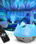 4 In 1 Northern Lights Aurora Projector With Bluetooth Speaker And White Noise Machine Galaxy Starry Sky Night Light for decor
