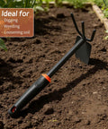 Dual Head Hand Hoe Garden Tool Set For Weeding And Cultivating In The Yard And Garden Great For Weekend Warriors And Home Gardeners