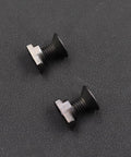 Two black M5 steel screws with silver T-nut heads for M-LOK system installation.