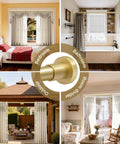 No Drill Stainless Steel Shower Curtain Rod With Adjustable Tension Fits 32 To 80 Inches Rust Free Non Slip End Caps Easy Quick Install No Tools Needed Ideal For Renters And Bathroom Makeovers in various settings: bedroom, bathroom, outdoor, room divider.
