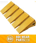 5 Pack 230 Series Excavator Bucket Teeth With 23 Pin Flex Pins Fits 23 And 230 Series Skid Steer Loaders And Excavators Durable Wear Parts For Heavy Duty Digging, yellow steel tooth