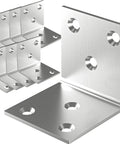20 Pcs Stainless Steel L Brackets 2x2x2 Inch Heavy Duty Corner Braces For Wood Frames Beds Furniture And Shelves 90 Degree Metal Corner Brace