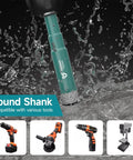 Half Inch Diamond Hole Saw For Porcelain Tile And Glass With Round Shank Core Drill Bit Fits Cordless Drills And Drill Press Dry And Wet Cutting Opener Cuts Granite Marble Ceramic Stone