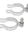 Tough As Nails Heavy Duty Chain Link Fence Gate Hinge Set With Bolts For 3 Inch Gate Frames Fits 2 7/8 Inch OD Posts Pack Of 2 Hot Dip Galvanized Rust Resistant Outdoor Hardware