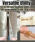 16 Pcs Magnetic Snaps For Purses And Totes Gold And Silver DIY Snap Buttons No Sewing Magnetic Clasp installed on bags