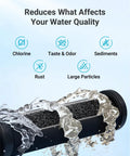 Gravity Water Filter Replacement For Berkey BB9 2 Black Carbon Filter illustrating its efficiency in reducing water impurities.