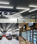 1Ft T5 T8 LED Tube Light Extension Cords With 3 Prong Power Cable Linkable Connector Easy Setup For Integrated Fixtures