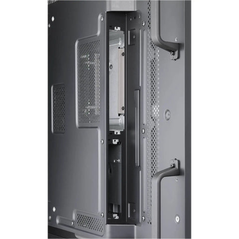 Back view detail of Professional Grade 55 Inch Full HD LED Monitor Built Like A Tank For Commercial Video Walls And Digital Signage.