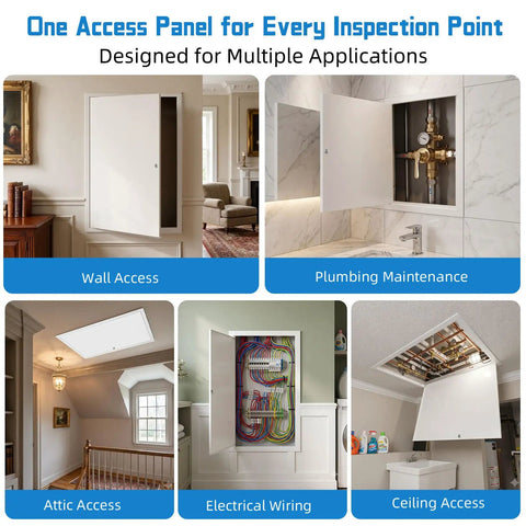 Heavy Duty 24 X 24 Metal Access Panel For Drywall Wall And Ceiling Openings Galvanized Steel 1mm Thick in various applications.