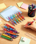 100 Pack Crayon Themed Ballpoint Pens Bulk Pack Cute Back To School Gifts For Teachers And Coworkers Thank You Gifts