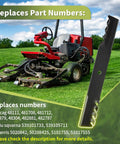 61 Inch Mower Blades Replacement Kit For Scag Ferris And Husqvarna Decks 48111 482879 481712 481708 1520842 539101733 539102093