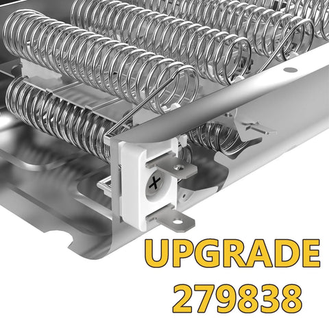 Heating Element Replacement For Whirlpool Amana Kenmore Dryers Fits Wed4815ew1 Ned4655ew1 Medx655dw and 110 70 80 Series Dryer Parts