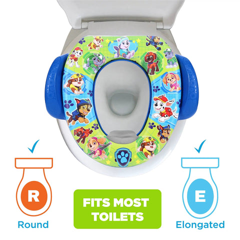 Toddler Potty Training Seat With Comfy Cushion And Sure Grip Handles Easy Cleanup Fits Regular Toilets Bpa Free Kid Approved Zero Drama Smooth Operator For Children