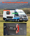 Workhorse 12V 20A Dc To Dc Battery Charger For Rvs And Trailers With Smart Charging Cycle and Hella Tough Protection shown in compact installation in van.