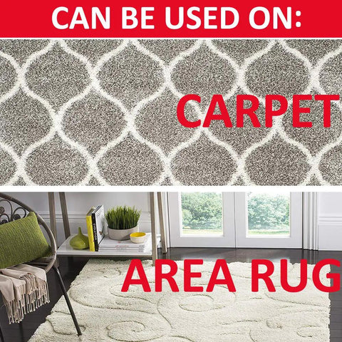 Image showing Combo Pack Self Adhesive Furniture Sliders For Carpet And Hardwood Floors used on carpet and area rugs.