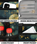 Detailed view of Insulated Picnic Backpack With Lunch Box For Women And Men featuring pockets and compartments for storage