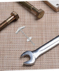 Heavy Duty Toggle Bolt Anchors With Wing Nuts Kit For Drywall, Sturdy Wall Fasteners shown with wrench and bolts