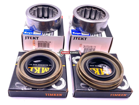 USA Made Rear Axle Bearing And Wheel Seal Driver And Passenger Kit For Ford F150 9.75 RG Fits 1997 2002 Models displayed