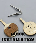 Four Pairs Bicycle Disc Brake Pads For Mechanical BB5 With Resin Semi-Metallic And Sintered Metal Options Quick Install