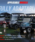 Universal Golf Cart Mirrors Offering HD Wide Angle Shatterproof Glass And Totally Legit No Drill Mount For Ezgo Yamaha Club Car rear view mirrors on golf carts.