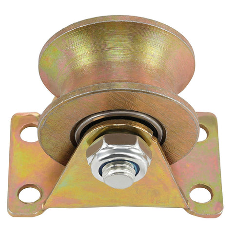12 Pack 2 Inch U Groove Wheel Pulley 660 Lb Heavy Duty 45 Steel With Bracket Sliding Gate Rollers For Inverted Track And Rolling Gate Hardware