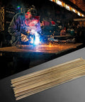 Top Tier Brass Brazing Rods For Oxyacetylene Gas Welding High Fluidity Alloy Steel Copper And Iron Metalwork Supplies in use.