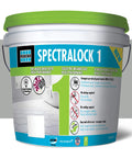 Spectralock 1 Pre Mixed Grout Smoke Grey Stain Proof Color Locked Grout bucket with product details and features.