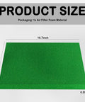Custom Cut Air Filter Foam 16.7 by 14.76 by 0.625 Inches Reusable 40 PPI Sponge Filter Material Rugged Washable Air Filter For Off Road Motorcycle Dirt Bikes ATV UTV Built Tough product size