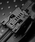 Tough As Nails USA Made Belt Clip Attachment For Concealed Carry Holsters Magazine Pouches And Tactical Knife Sheaths equipped on a holster.