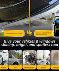 Portable Deionized Water System For Car Wash And Auto Detailing Features Heavy Duty Mixed Bed Resin next to spotless car surface.