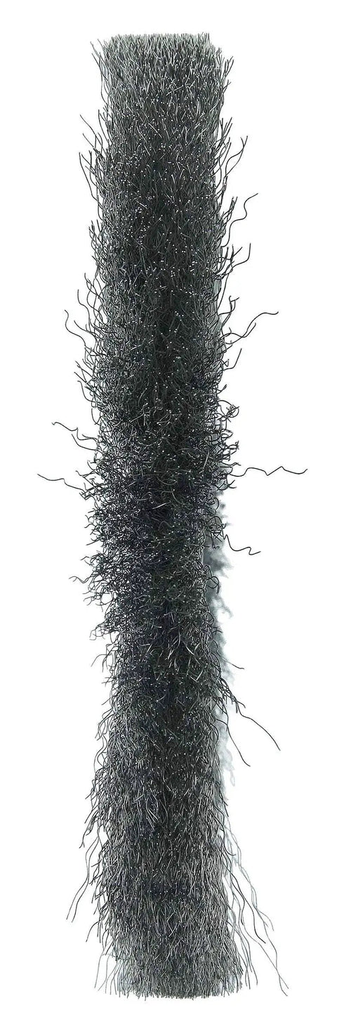 8 Inch Narrow Face Crimped Wire Wheel With.006 Inch Steel Fill, 5/8 Inch Arbor, for Smooth Brushing on Grinders and Buffers
