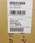 Label on packaging for Quint 24V DC 10A Power Supply For Industrial Automation, 3-Phase 400-500V AC Input, used good condition.