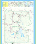Yellowstone Park Map Poster 18x24 Laminated Wall Map For Homes, Classrooms And Offices, vivid colors, easy to read layout