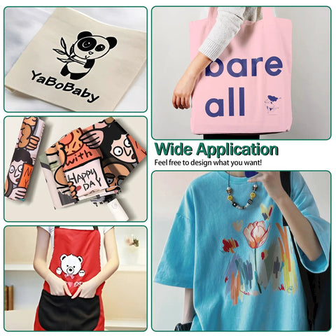DTF Transfer Film A4 30 Sheets Double Sided Matte Pre Treated PET Heat Transfer Paper For Direct Printing On T Shirts And Fabrics