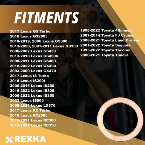 Transfer And Differential Service Gasket Kit For Toyota And Lexus Rigs Including 4Runner Land Cruiser with fitment details and gasket image