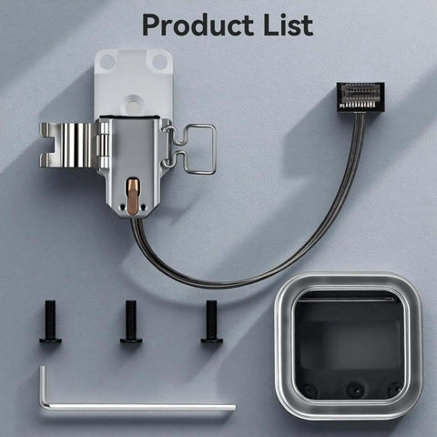Ceramic Zirconia Hotend Upgrade Kit For 3D Printers Like A1 And A1 Mini with parts including connector, screws, and hex wrench