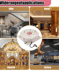 Heavy Duty Pendant Light Lifter 2-In-1 Chandelier Hoist With Electric Winch Remote Control And Wall Switch for high ceilings
