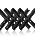 3 Inch T Track Set For Woodworking Jigs, 4 Packs, 16 Pieces, showing universal aluminum T tracks with predrilled holes.