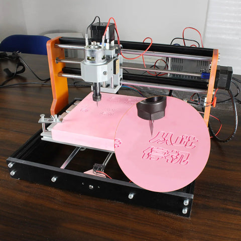 Upgraded 3018 Pro CNC Router Kit For Wood And Plastic 3 Axis GRBL Plug And Play DIY Mini Milling Machine Engraver on table