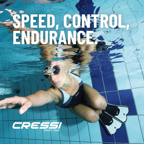 Swimmer using Ultra Light Fins For Pool Training And Snorkeling, Short Blade For Quick, Effortless Kicks, in pool