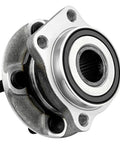 Close-up of Pair Front Wheel Bearing And Hub Assembly Replacement For Subaru Outback 2005 To 2014 And Subaru Legacy 2005 To 2014 Plug And Play Hub Bearing Kit With OEM Quality Materials
