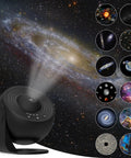 13 In 1 Galaxy Projector With Nebula Light And Solar System Moon For Bedroom Kids And Adults displaying starry sky projection