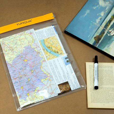 Yellow Large Waterproof Dry Bags 3 Pack Clear Pouches For Documents Maps Phone Keys And Camera Watertight And Durable Grab